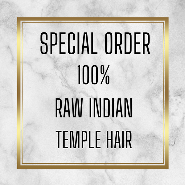 100% Raw Indian Temple Hair